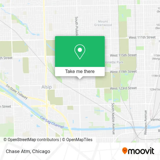 Chase Atm map