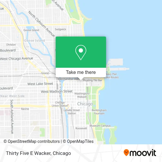 Thirty Five E Wacker map