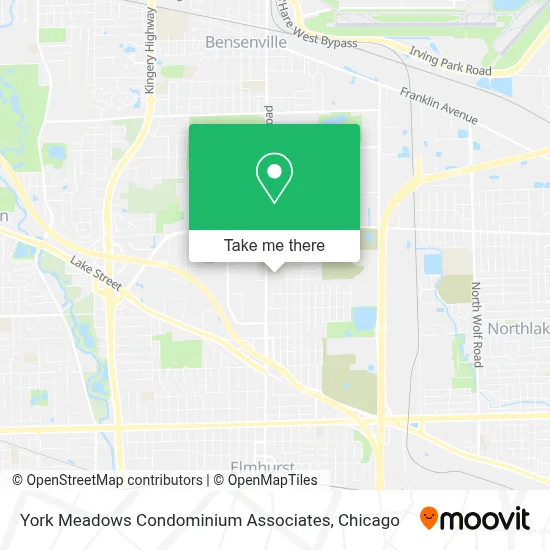 York Meadows Condominium Associates map