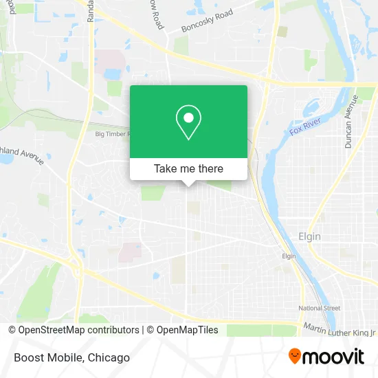 Boost Mobile map