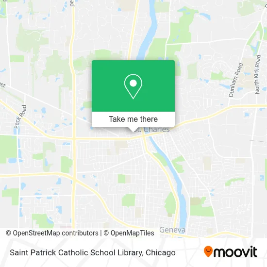 Saint Patrick Catholic School Library map