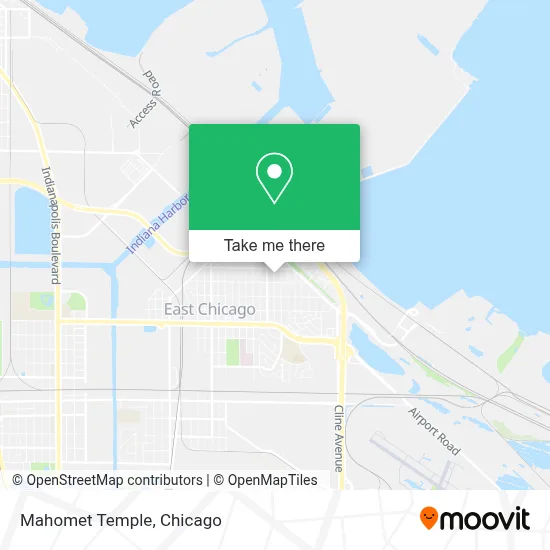 Mahomet Temple map