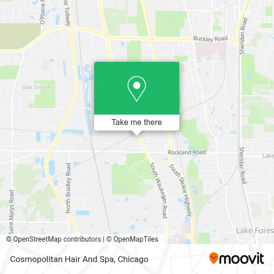 Cosmopolitan Hair And Spa map