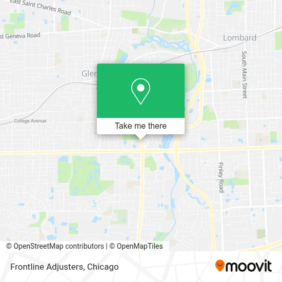 Frontline Adjusters map