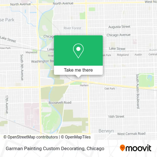 Garman Painting Custom Decorating map