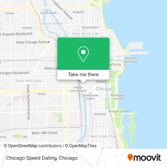 Chicago Speed Dating map