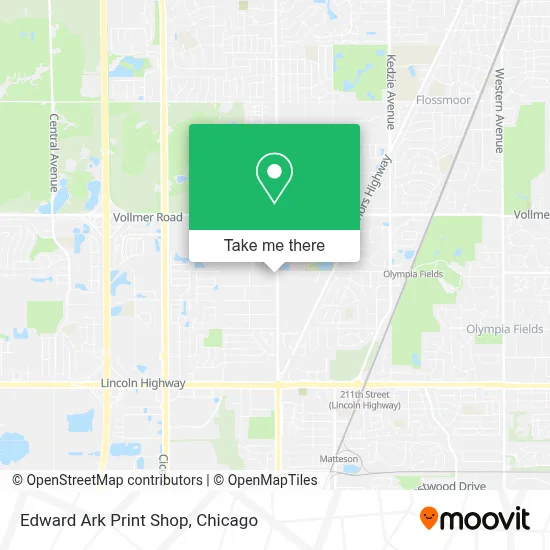 Edward Ark Print Shop map
