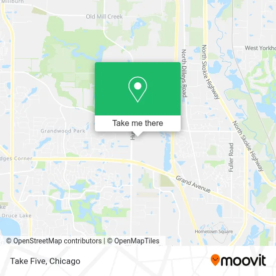 Take Five map