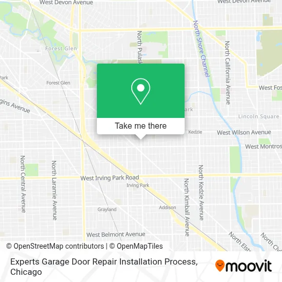 Experts Garage Door Repair Installation Process map