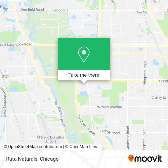 Ruta Naturals map