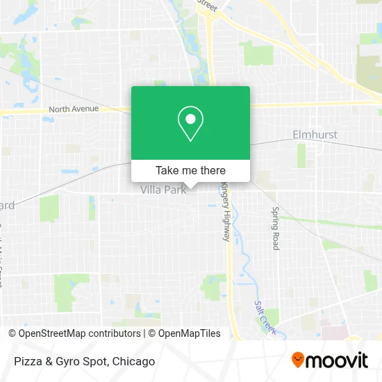 Pizza & Gyro Spot map