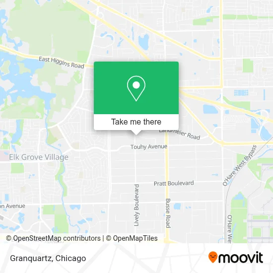 Granquartz map