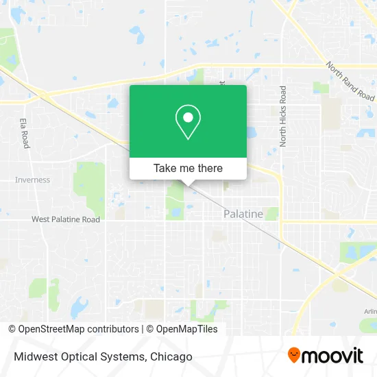 Midwest Optical Systems map