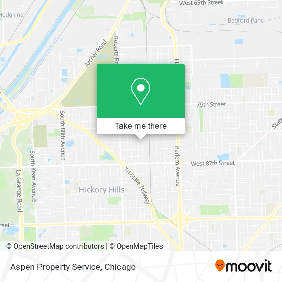 Aspen Property Service map