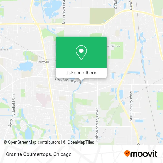 Granite Countertops map