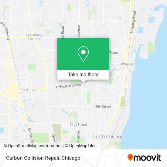 Carbon Collision Repair map
