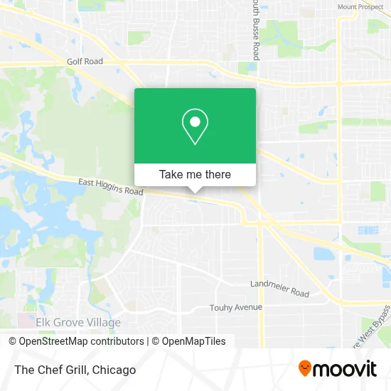 The Chef Grill map