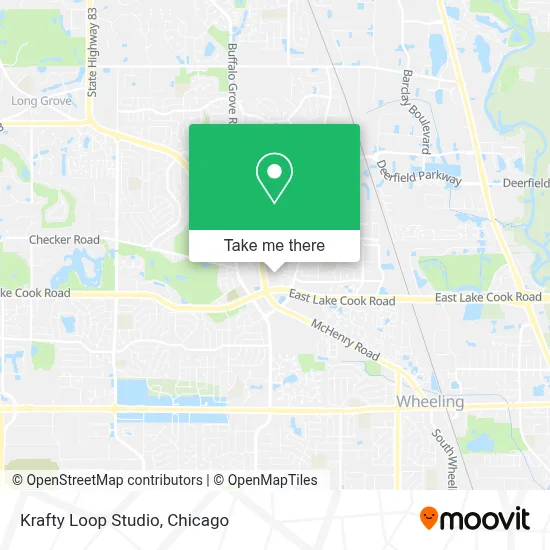 Krafty Loop Studio map