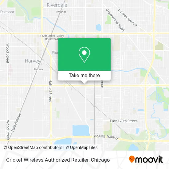 Cricket Wireless Authorized Retailer map