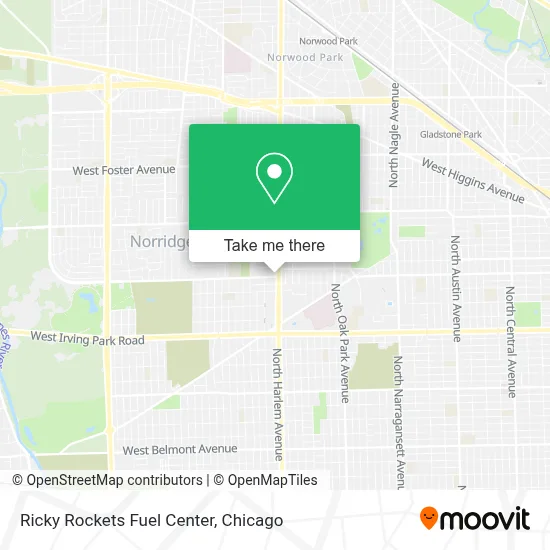 Ricky Rockets Fuel Center map