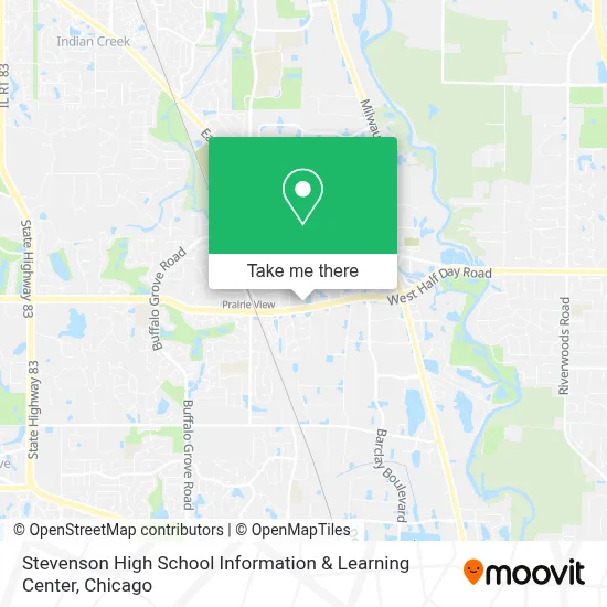 Stevenson High School Information & Learning Center map