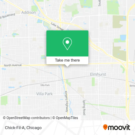 Chick-Fil-A map