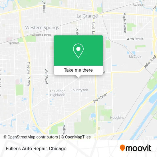 Fuller's Auto Repair map