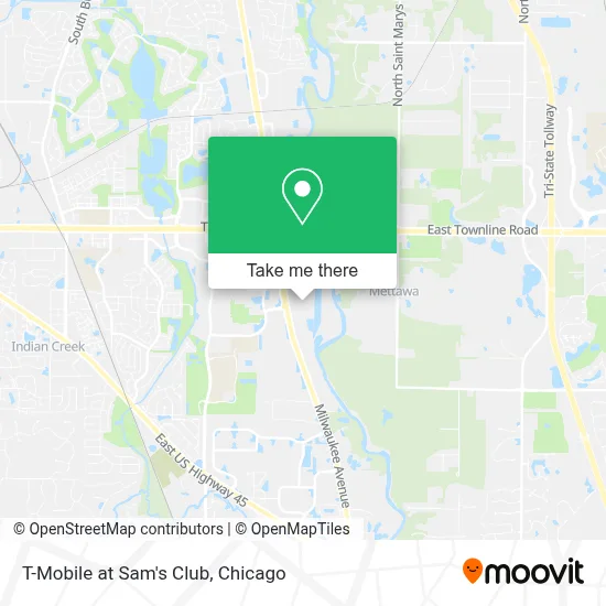 T-Mobile at Sam's Club map