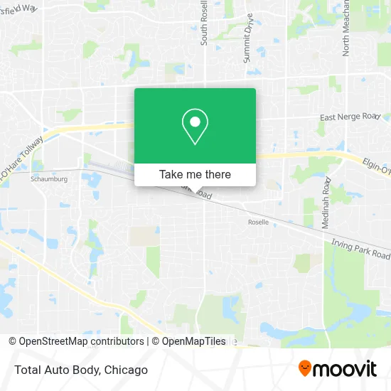 Total Auto Body map