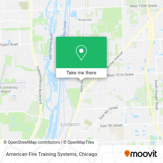 American Fire Training Systems map