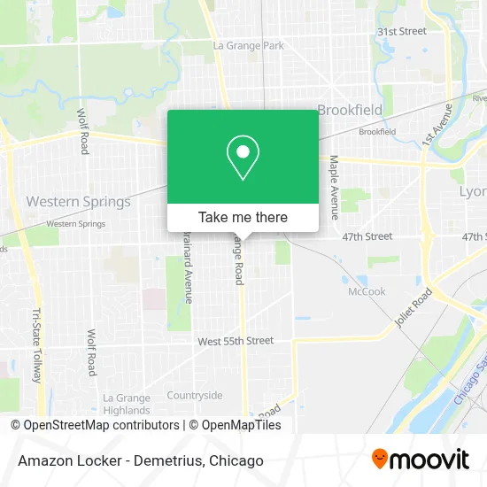 Amazon Locker - Demetrius map