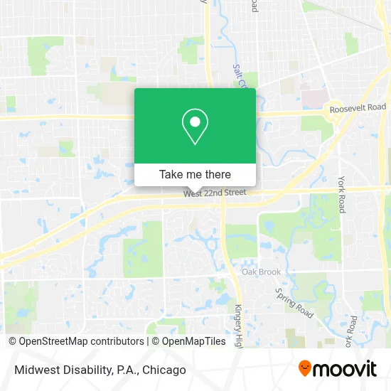 Midwest Disability, P.A. map