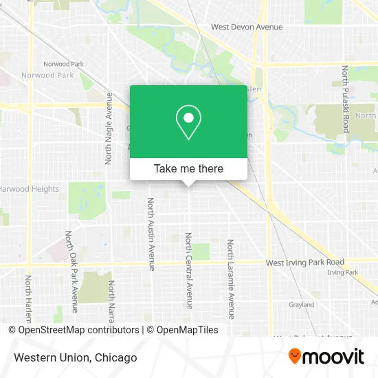 Western Union map