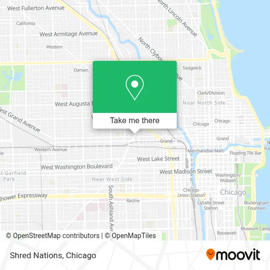 Shred Nations map