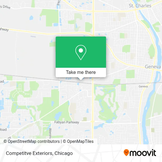 Competitve Exteriors map
