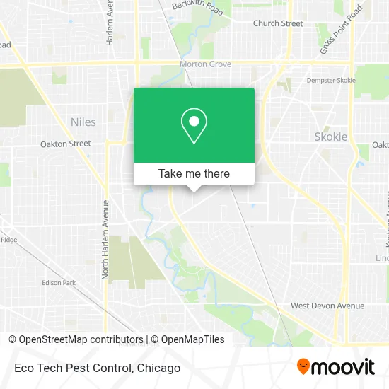Eco Tech Pest Control map