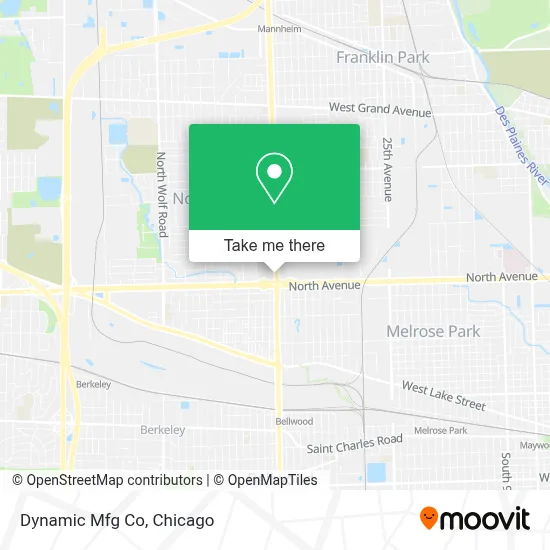 Dynamic Mfg Co map