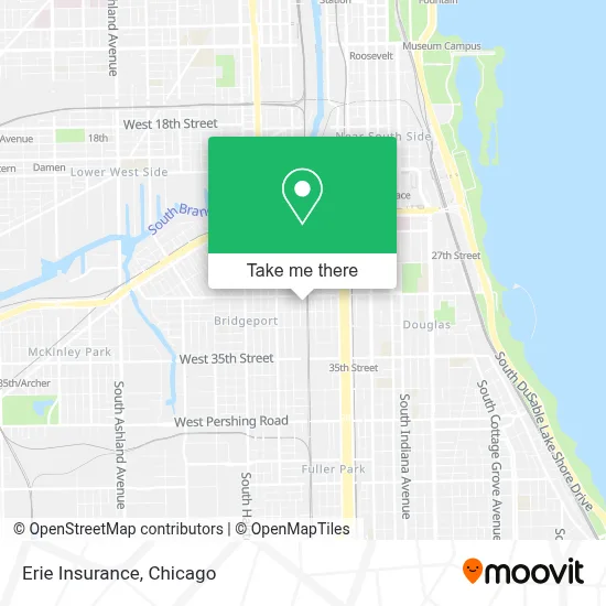 Erie Insurance map