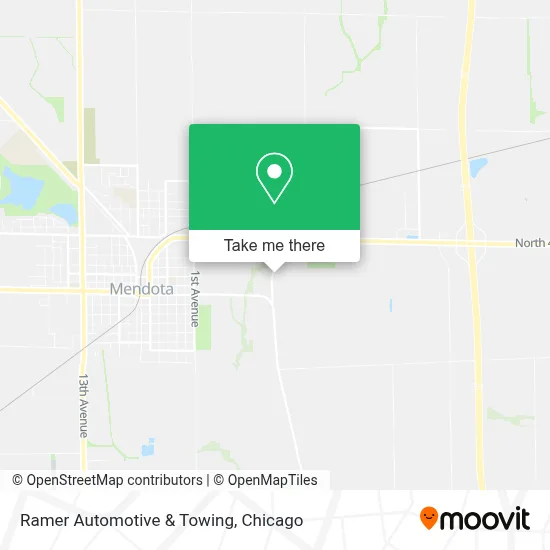 Ramer Automotive & Towing map