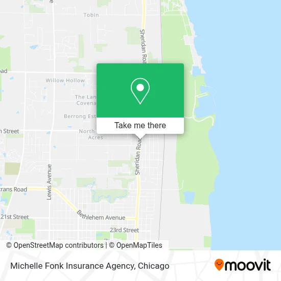 Michelle Fonk Insurance Agency map