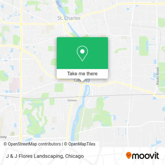 J & J Flores Landscaping map