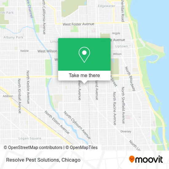 Resolve Pest Solutions map