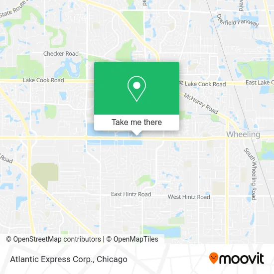 Atlantic Express Corp. map