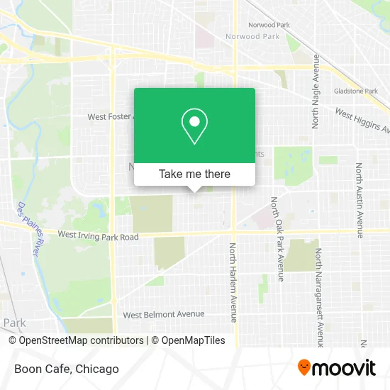 Boon Cafe map