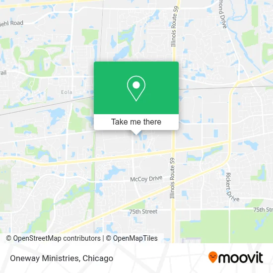 Oneway Ministries map