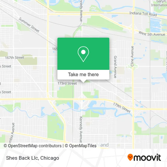 Shes Back Llc map