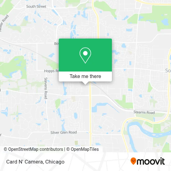 Card N' Camera map