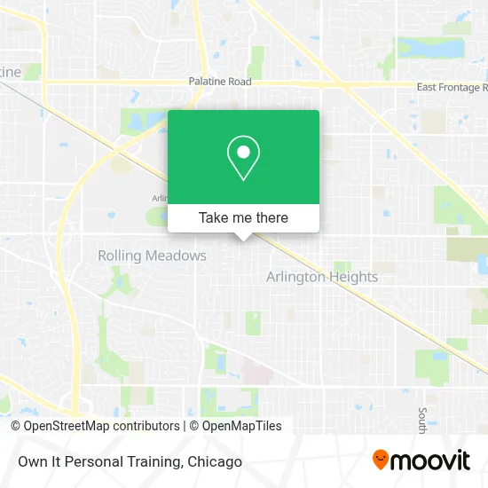 Own It Personal Training map