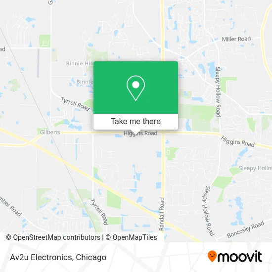 Av2u Electronics map