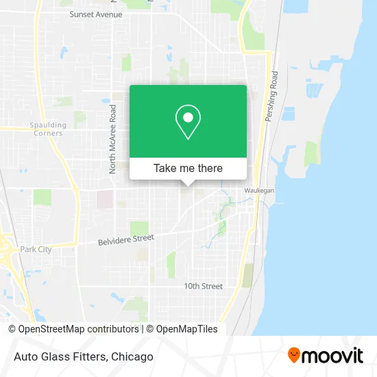 Auto Glass Fitters map